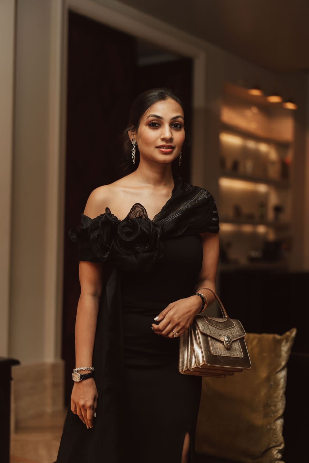 Sable Evening Gown