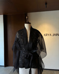 Black CAPE TOP