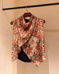 Printed Cowl Top