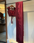 PLUM AMARA SAREE with BLOUSE