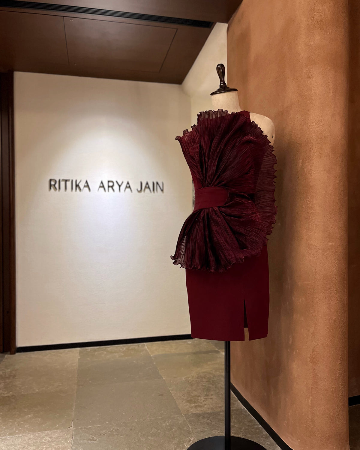 Plum Rim dress