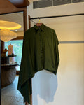 ASYMMETRICAL SILK SHIRT