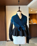 Black|Teal love top