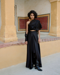 BLACK ALAYA TOP & Skirt