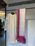 IVORY KURTA SET