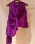 SILK DRAPE TOP