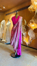 BANARASI DRAPE SAREE SET