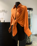 Coral latte shirt