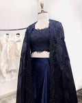 Navy cape set