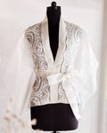 MM white french-organza cape-top.