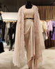 Beige Begum Cape Set