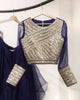 Royal blue lehenga set