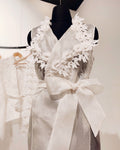 White Organza Trench